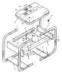 Page A Diagram and Parts List for 9158-0 L2400 Briggs and Stratton Generator